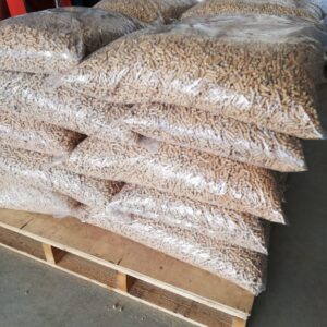 40LB bags of 100% hardwood pellets for pellet stoves and BBQ machines